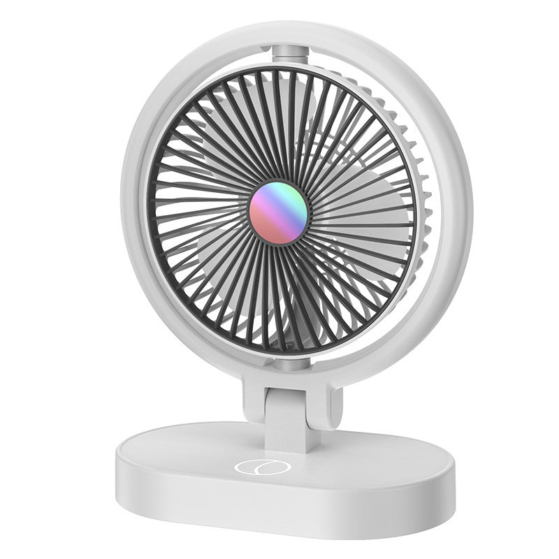 Home Office Little Fan Dual-purpose Charging And Plug-in Cycle